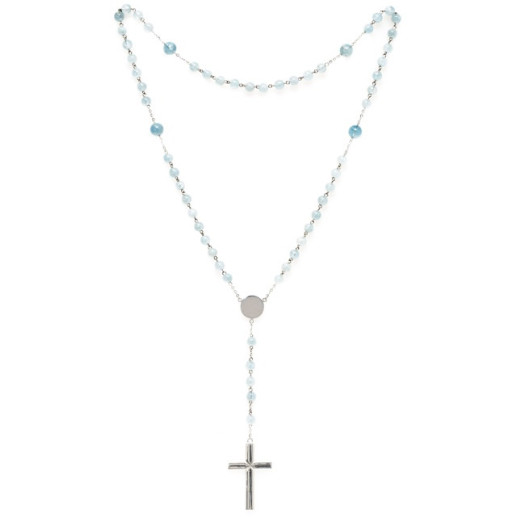 Collana Rosario Acquamarina - COLLANE