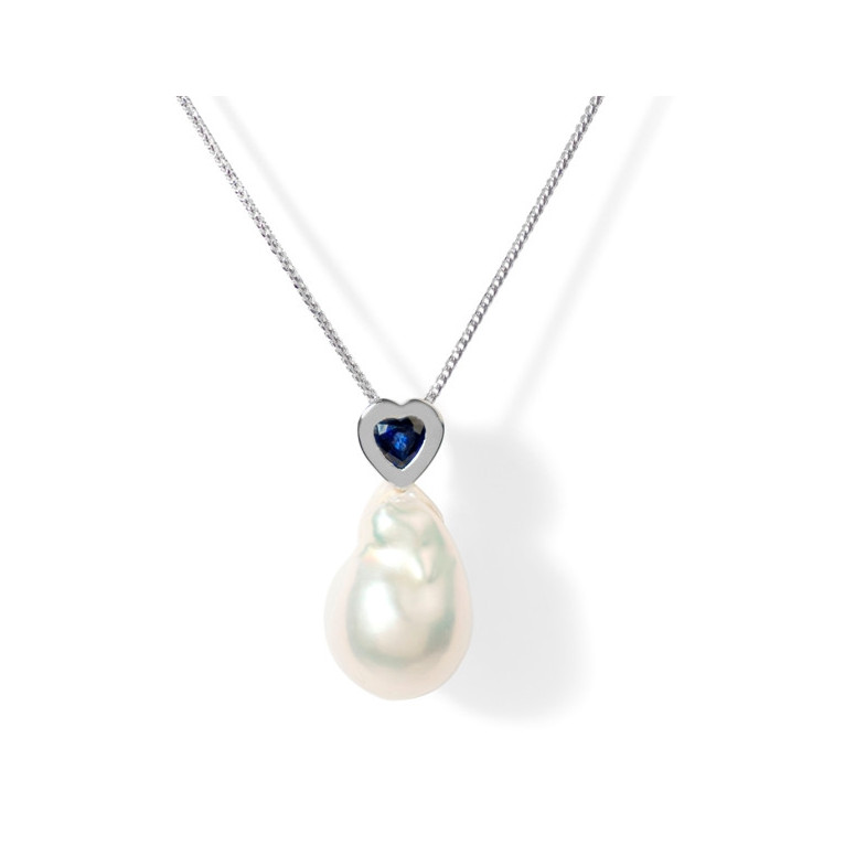 Collar Perla Barroquisimo - Collares de Piedras Azules