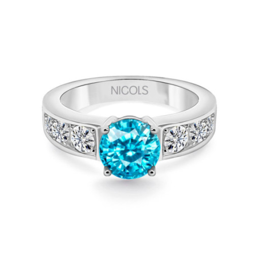Anillo Diamante Zircon Amelie - Anillos Compromiso Aniversario