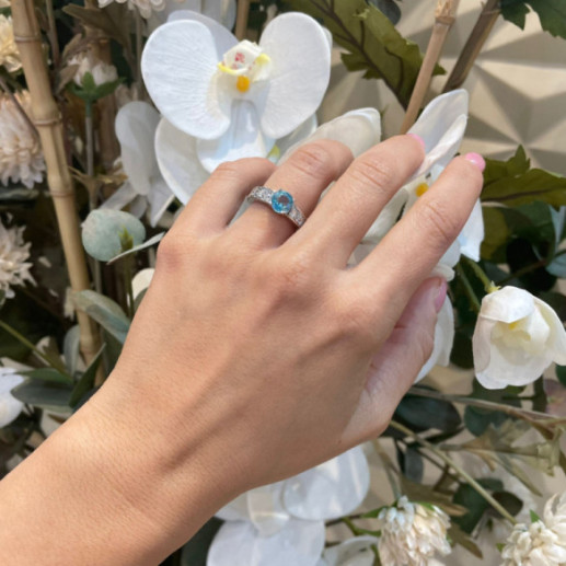 Anillo Diamante Zircon Amelie - Anillos Compromiso Aniversario 2