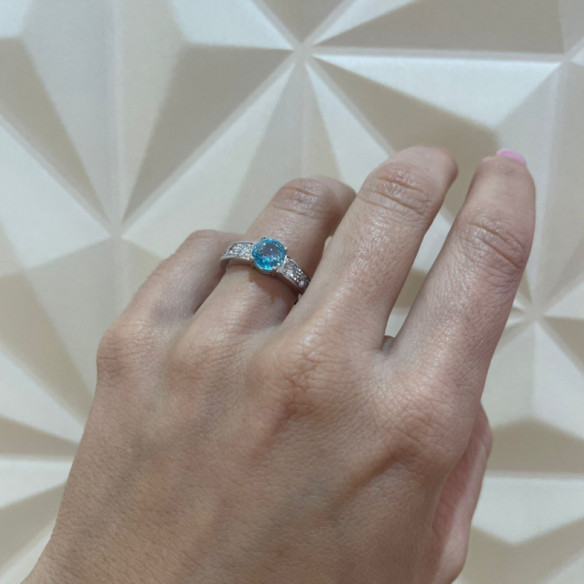 Amelie Zircon Diamond Ring - Anniversary Rings