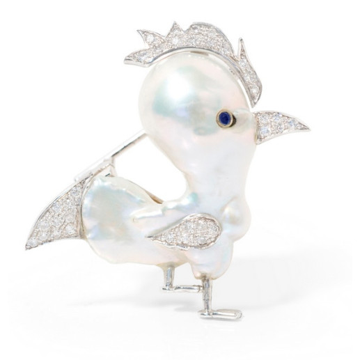 Brooch Gallo Luta Naturalmente - BROCHES