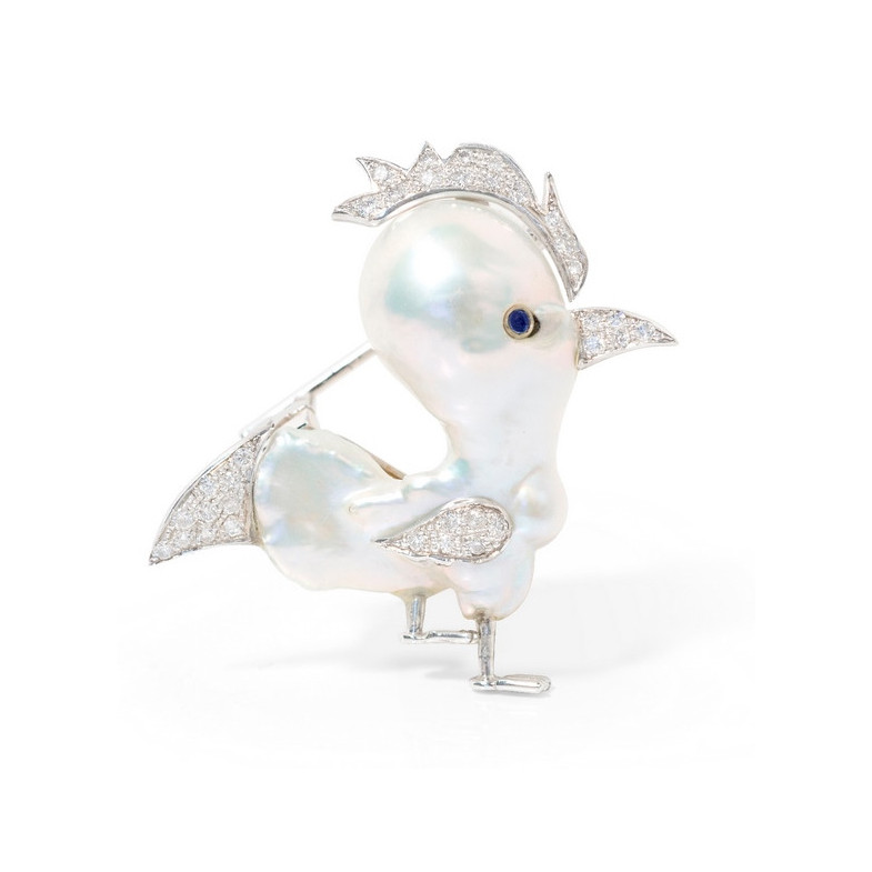 Brooch Gallo Luta Naturalmente - BROCHES