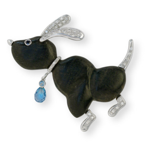 Broche de cachorro Basset Hound Love My Dogs - BROCHES