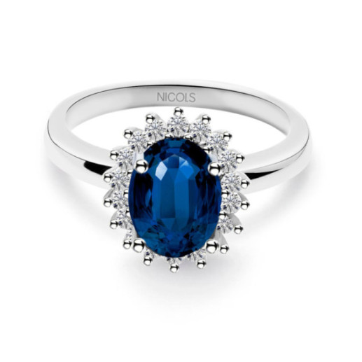 Saphir Ring Dalia 1.30 Uhr - RINGE