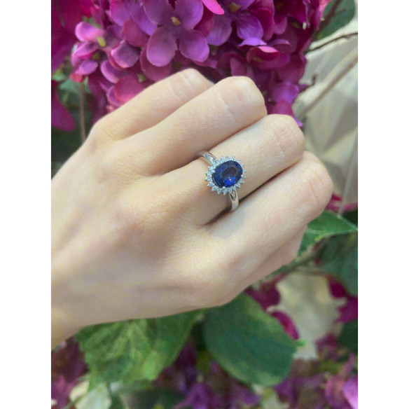 Anel de safira Dalia 1.30Ct - ANéIS