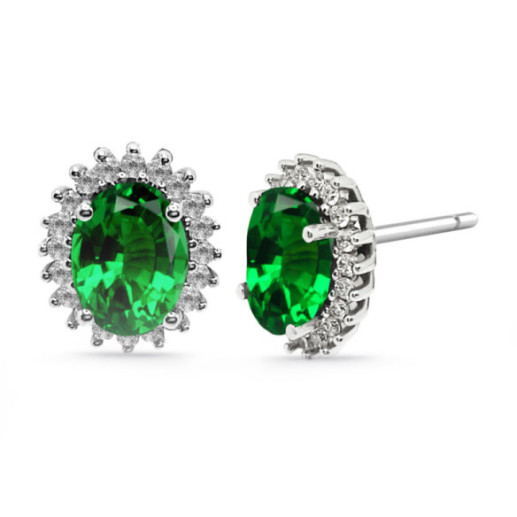 Emerald earrings Orla DALIA 2.60 - Emerald Earrings