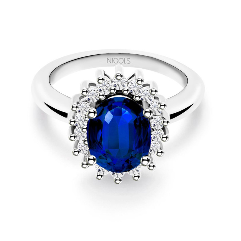 Anillo Zafiro Dalia 1.50Ct - Jubiläums Verlobungsringe