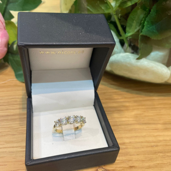Anillo Diamantes Eloise 1.50 Oro Amarillo - Brillant