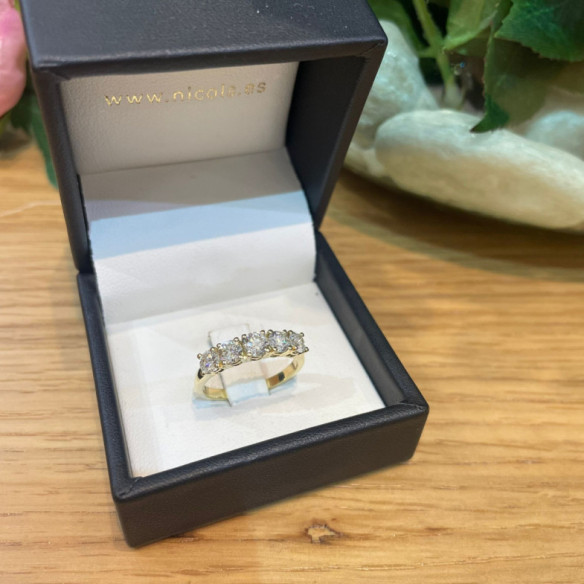 Diamond Ring ELOISE 1.20 Yellow Gold - Rings