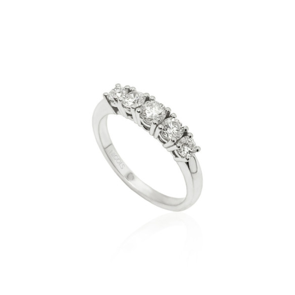 Eloise 0.55 oro bianco - Diamond Tresks