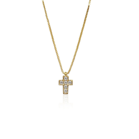 Cruz Diamantes Sinal católico - Atravessa