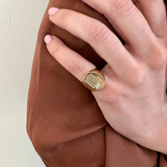 Sello Oro Hombre - Mann Ringe Briefmarken