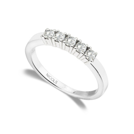 Alianza Diamantes 0.25 Eloise Line - Diamante cinquillo 2