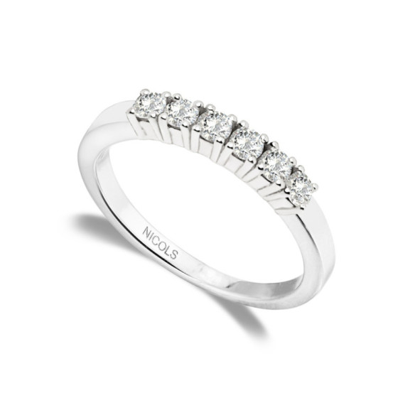 Alianza Diamantes 0.30 Eloise Line - Brilhante