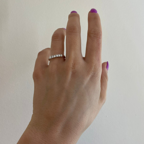 Alianza Diamantes 0.30 Eloise Line - Brilhante