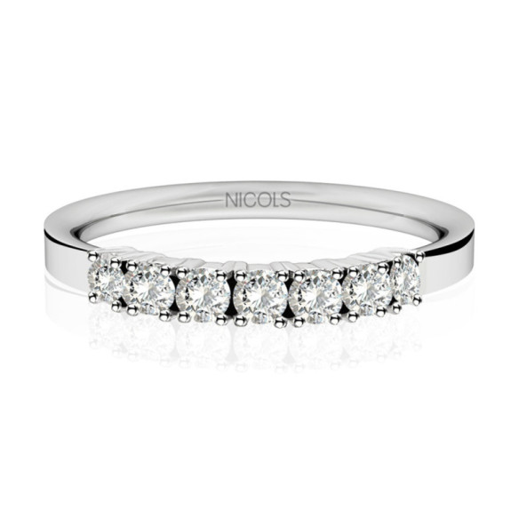 Alianza Diamantes 0.35 Eloise Line - ANILLOS