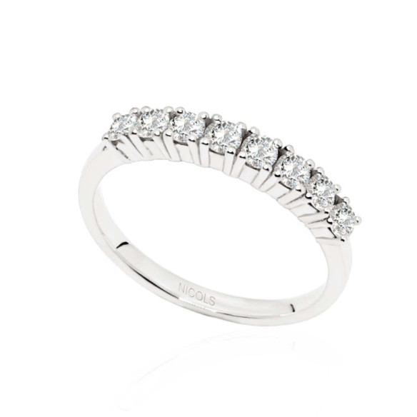 Diamond Wedding Ring 0.40 ELOISE LINE - Brilliant Cut Wedding Ring