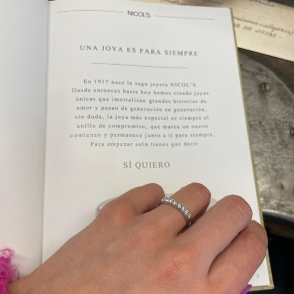 Alianza Diamantes 0.40 Eloise Line - Alianzas de Brillantes
