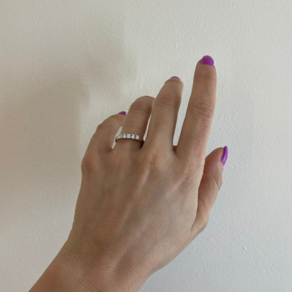 Diamond Wedding Ring 0.40 Eloise Line - Brilliant Cut