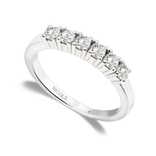 Alianza Diamantes 0.48 Eloise Line - Alianzas de Brillantes 2