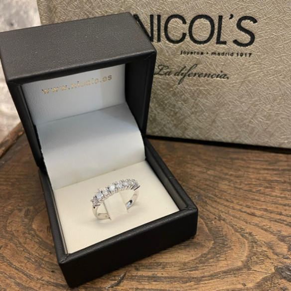 Diamond Wedding Ring 0. 64 Eloise Line - Brilliant Cut Wedding Ring