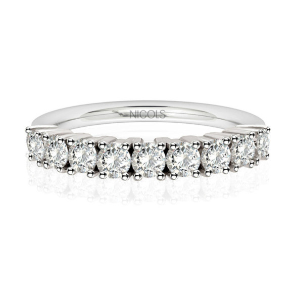 Diamond Wedding Ring 0.72 Eloise Line - Rings