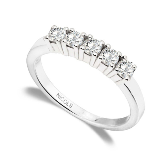 Alianza Diamantes 0.50 Eloise Line - Brilhante