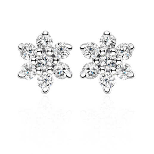 Pendientes Diamantes Estrella 0.42Ct Reina - dormilonas