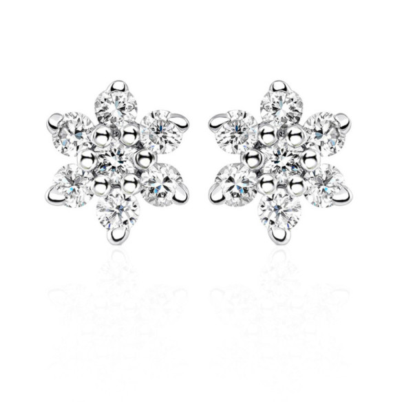 Pendientes Diamantes Estrella 0.42Ct Reina - verschlafenes