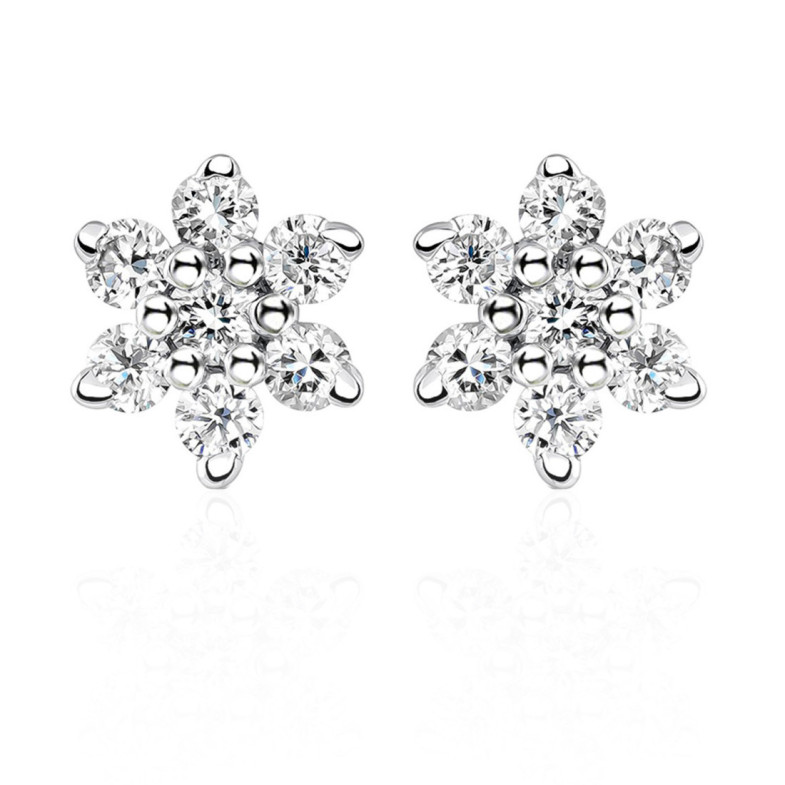 Pendientes Diamantes Estrella 0.56Ct Reina - Brautohrringe