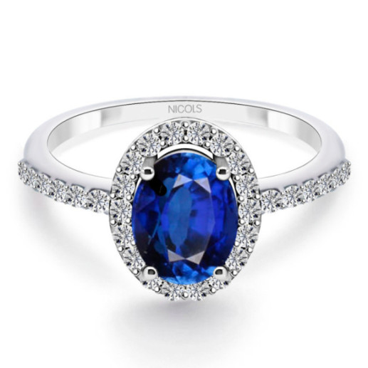 Anillo Zafiro Dalia Sunset 1.20Ct - Anillos Compromiso Aniversario