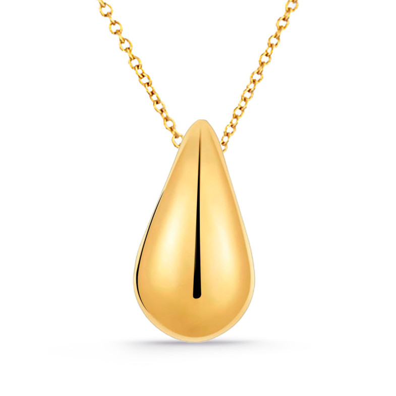 Colgante Oro Gota 20mm Nochentera - Ciondoli