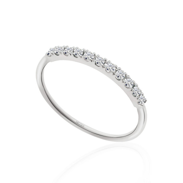 Anillo Diamantes Azalea 0.15 Oro Blanco - ANILLOS