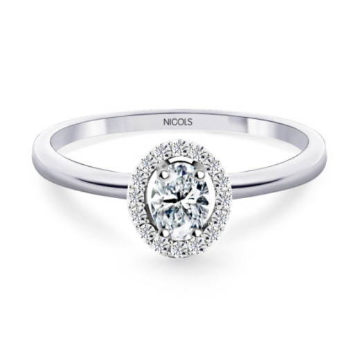 Angie Diamond Ring Oval size 0.33 - Rings