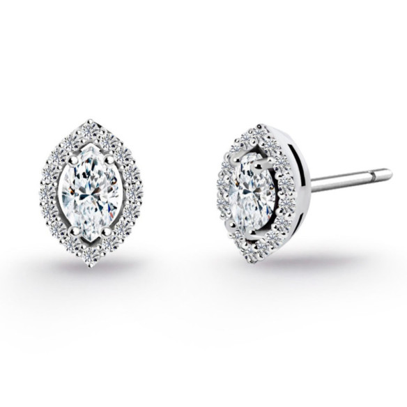Pendientes Diamantes Angie talla Marquise 0.62 - Brincos