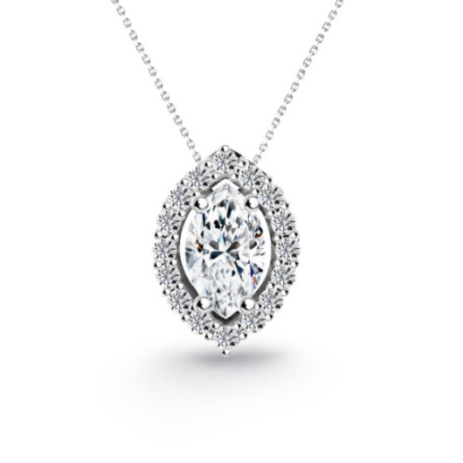 Collar Diamantes Angie talla Marquise 0.31 - Diamant Halsketten