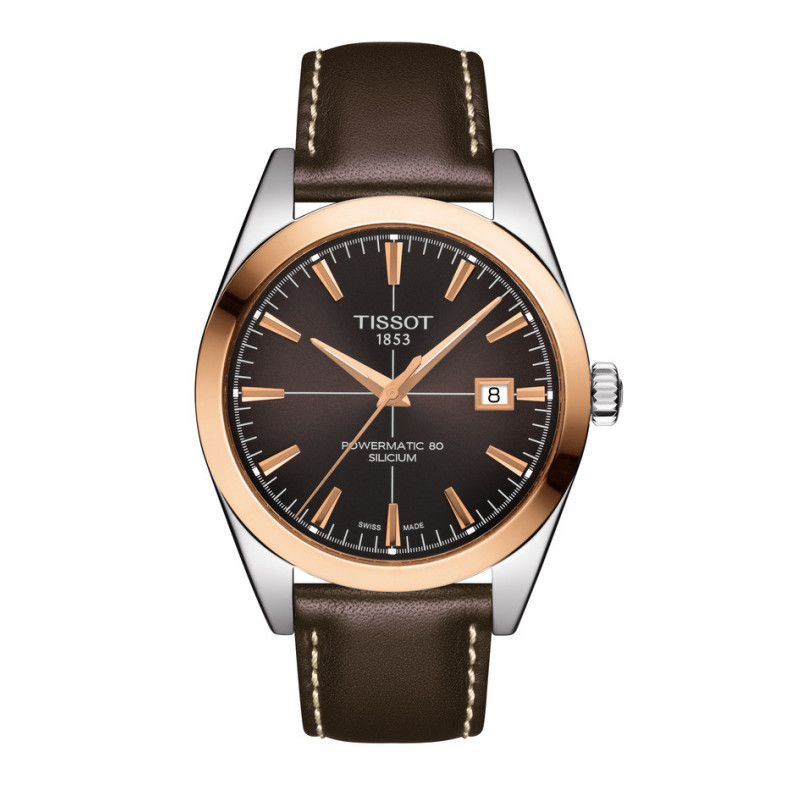Tissot Gentleman Powermatic 80 Silicium Solid 18K Gold Bezel - Tissot Gentleman