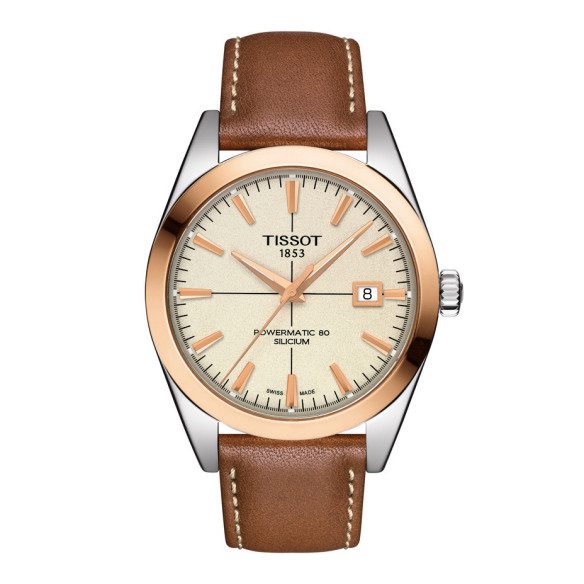 Tissot Gentleman Powermatic 80 Silicium Solid 18K Gold Bezel - Tissot Gentleman