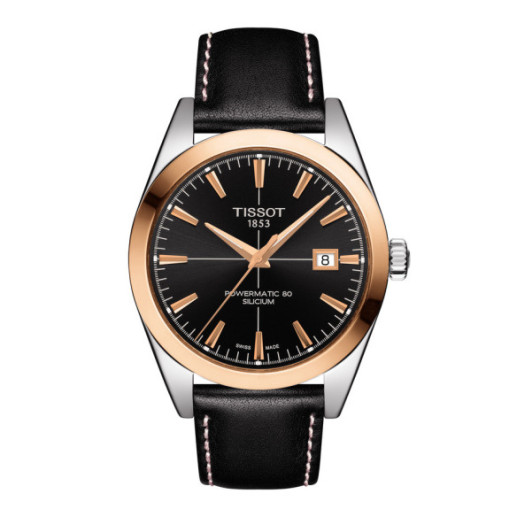 Tissot Gentleman Powermatic 80 silicio lunetta in oro massiccio 18 carati - Tissot Gentiluomo