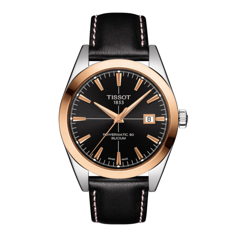 Tissot Gentleman Powermatic 80 Silicium Solid 18K Gold Bezel - Tissot Gentleman
