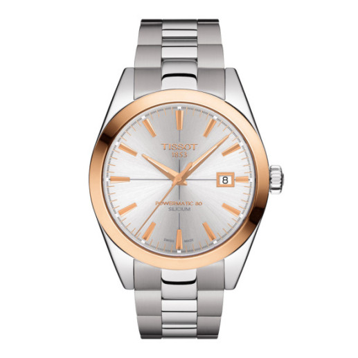 Tissot Gentleman Powermatic 80 Silicium Solid 18K Gold Bezel - Tissot Gentleman
