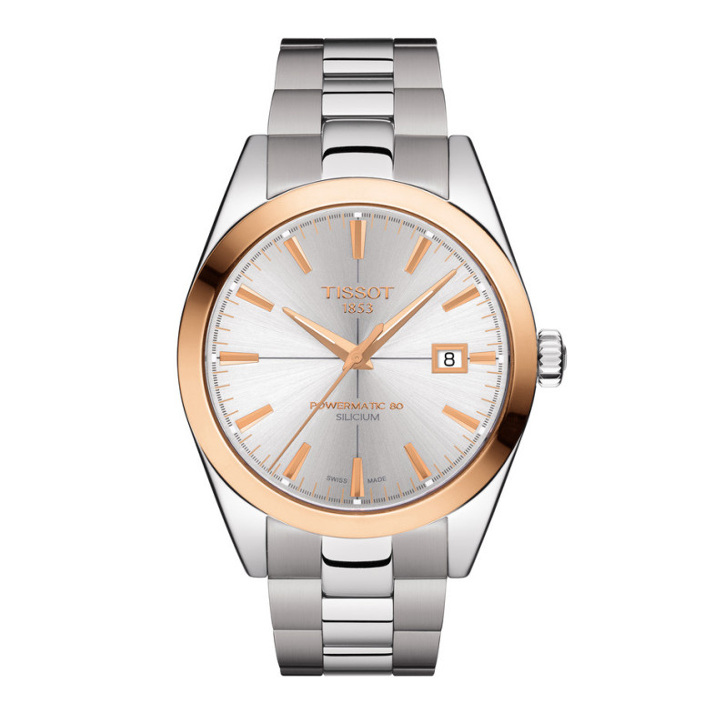Tissot Gentleman Powermatic 80 Silizium Solid 18K Gold Lünette - Tissot Gentleman