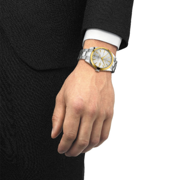Tissot Gentleman Powermatic 80 Silizium-Lünette aus massivem 18-karätigem Gold - Tissot Gentleman