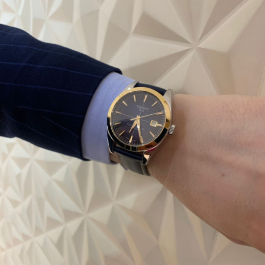 Tissot Gentleman Powermatic 80 Silicium Solid 18K Gold Bezel - Tissot Gentleman 2
