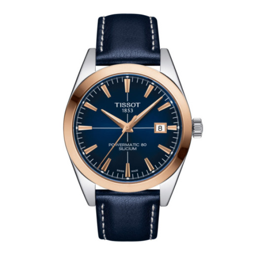 Tissot Gentleman Powermatic 80 Silicium Solid 18K Gold Bezel - Tissot Gentleman