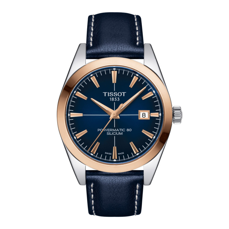Tissot Gentleman Powermatic 80 Silicium Solid 18K Gold Bezel - Tissot Cavalheiro