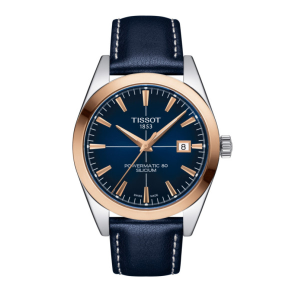 Tissot Gentleman Powermatic 80 Silicium Solid 18K Gold Bezel - Tissot Cavalheiro