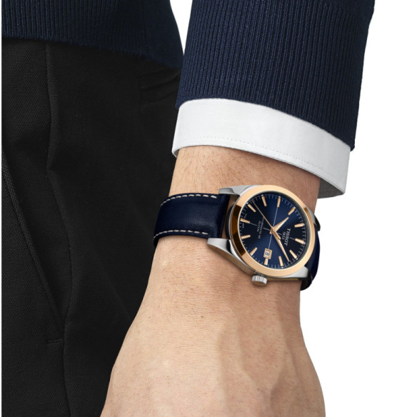 Tissot Gentleman Powermatic 80 Silicium Solid 18K Gold Bezel - Tissot Cavalheiro