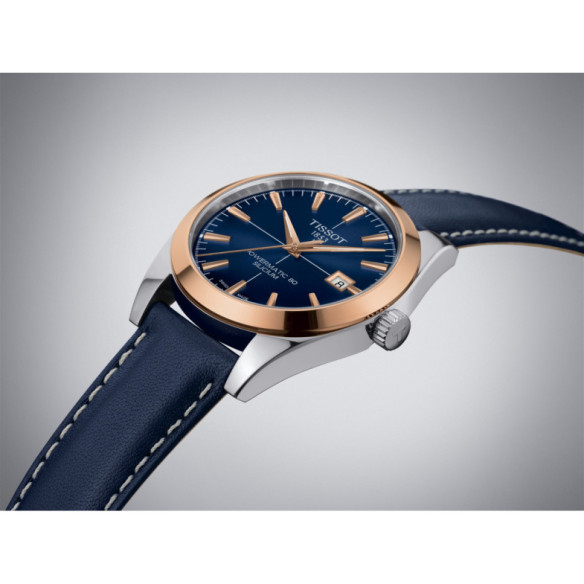 Tissot Gentleman Powermatic 80 Silicium Solid 18K Gold Bezel - Tissot Cavalheiro